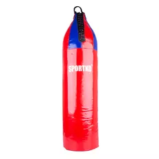 Dětský boxovací pytel SportKO MP7 24x80cm / 10kg - červeno-modrá
