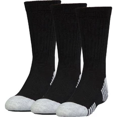 Unisex vysoké ponožky Under Armour UA Heatgear Crew - 3 páry - Black