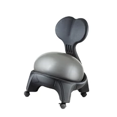 Krzesło rehabilitacyjne z piłką inSPORTline EGG-Chair z oparciem