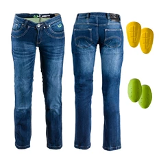 Dámské moto jeansy W-TEC B-2012 - modrá