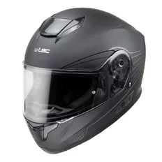 Moto prilba W-TEC Yorkroad Solid - Black Grey Matt
