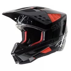 Moto prilba Alpinestars S-M5 Rover antracit/červená fluo/šedá maskáčová 2022