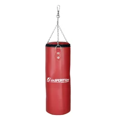 Worek bokserski dziecięcy inSPORTline 26x65cm / 15 kg - Czerwony
