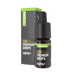CBD kapky Eighty8 Natural 7 %