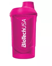 Átlátszó Wave Shaker - 600 ml - magenta-pink