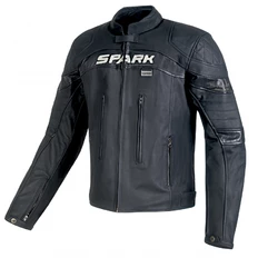 Férfi bőr motoros kabát SPARK Dark