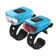 Sada osvetlenia na bicykel Kellys Vega USB - sky blue
