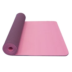 Dvojvrstvová podložka Yate Yoga Mat TPE New 173x61x0,6 cm - ružová