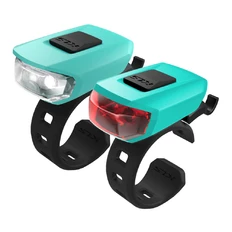 Sada osvetlenia na bicykel Kellys Vega USB - Turquoise