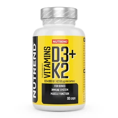 Vitamínový doplněk Nutrend Vitamins D3+K2, 90 kapslí