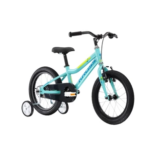 Detský bicykel Kross Mini 4.0 16" Gen 004 - Aquamarine / Blue / Lime Glossy
