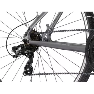 Damen Crossrad Kross Evado 1.0 28" - Modell 2023 - weiß/türkis