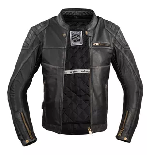 Herren Leder Motorradjacke W-TEC Suit