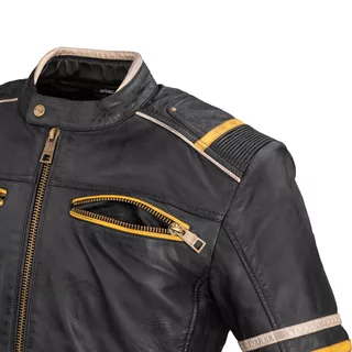 Men’s Leather Motorcycle Jacket W-TEC Traction