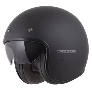 Moto přilba Cassida Oxygen Solid 2.0 černá matná/tmavě šedá