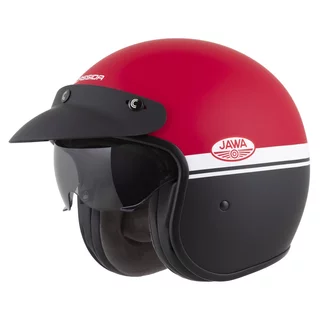 Moto přilba Cassida Oxygen Jawa OHC 2.0 červená matná/černá/bílá