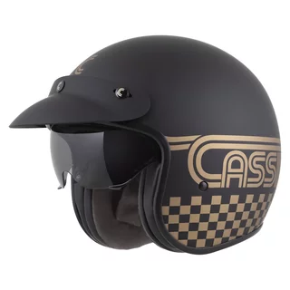 Moto přilba Cassida Oxygen Rondo 2.0 černá matná/zlatá