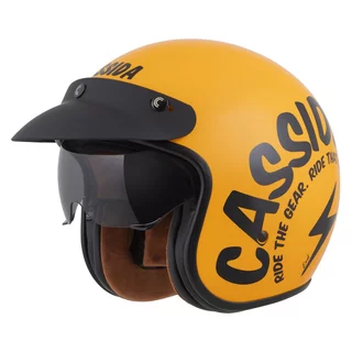 Motorcycle Helmet Cassida Oxygen Gear 2.0 Yellow/Black 2025