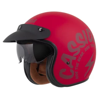 Motorcycle Helmet Cassida Oxygen Gear 2.0 Matte Red/Dark Red 2025