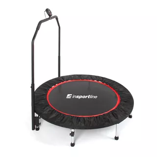 Jumping Fitness Trampoline with Handlebar inSPORTline PROFI Digital 122cm