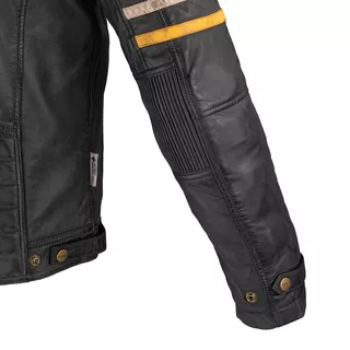 Herren Leder Motorradjacke W-TEC Traction