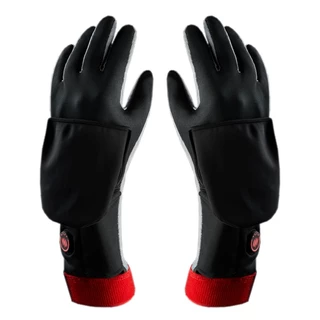 Univerzální vyhřívané rukavice s nepromokavým návlekem Glovii GYB - černá, L-XL