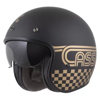 Moto přilba Cassida Oxygen Rondo 2.0 černá matná/zlatá