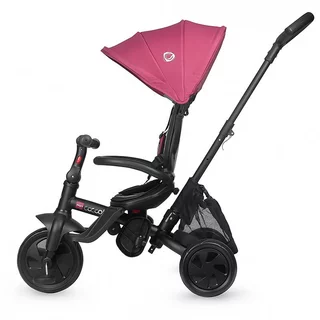 Three-Wheel Stroller w/ Tow Bar Coccolle Alegra - Magenta