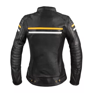 Dámská kožená moto bunda W-TEC Stripe Lady