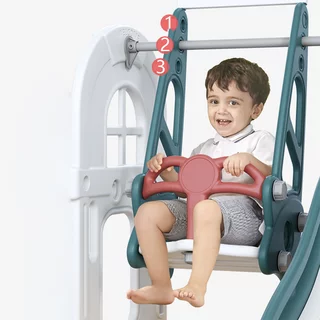 Детска люлка и пързалка inSPORTline Housino