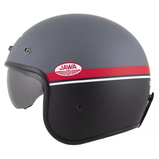 Moto přilba Cassida Oxygen Jawa OHC 2.0 šedá matná/červená/černá/bílá