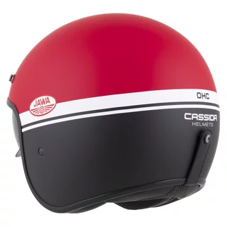 Moto přilba Cassida Oxygen Jawa OHC 2.0 červená matná/černá/bílá