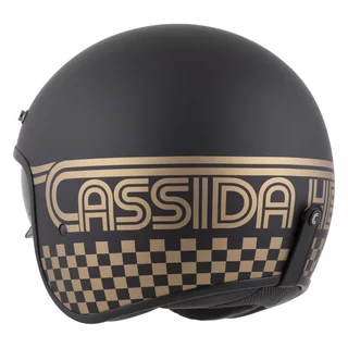 Moto přilba Cassida Oxygen Rondo 2.0 černá matná/zlatá