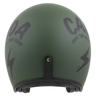 Moto přilba Cassida Oxygen Gear 2.0 zelená matná/černá 2025