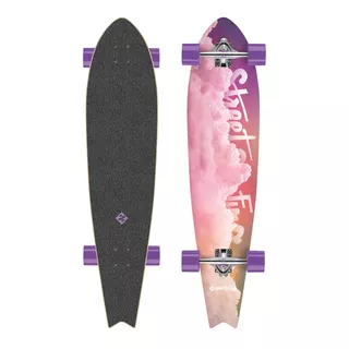 Longboard Street Surfing Fishtail - Cloudy 42