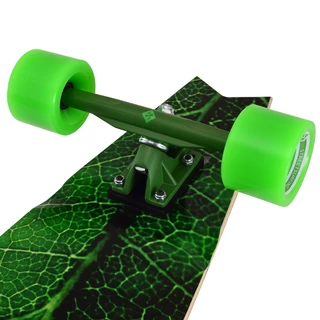 Street Surfing Fishtail - The Leaf 42" Longboard - grün truck