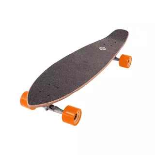 Longboard Street Surfing Kicktail - Damaged Orange 36"