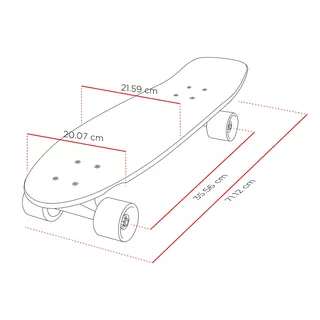 Mini Longboard Street Surfing Rocky Mountain 28”