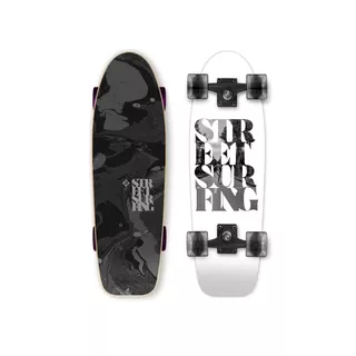 Deskorolka Mini longboard Street Surfing Cruiser 28" White Soul