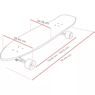 Longboard Street Surfing Freeride Owl 36”