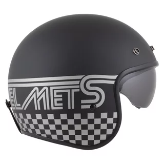 Moto přilba Cassida Oxygen Rondo 2.0 černá matná/stříbrná