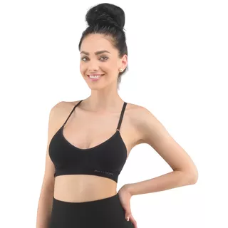 Padded Sports Bra EcoBamboo - Black - Black