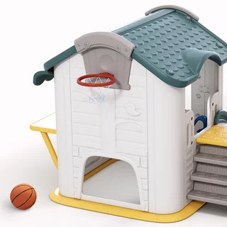 Детска люлка и пързалка inSPORTline Housino