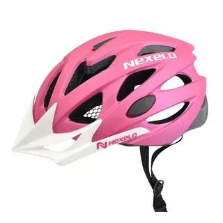 Cycling Helmet Nexelo Straight - Black - pink-white