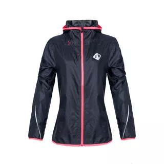 Women’s Running Jacket Newline Imotion Print – with Hood - Dark Blue - Dark Blue