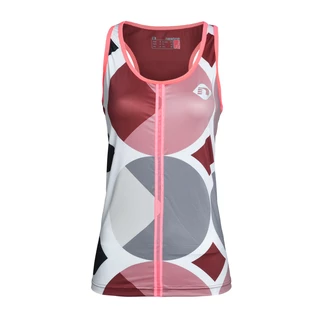 Dámske bežecké tričko Newline Imotion - bez rukávov - ružovo-šedá
