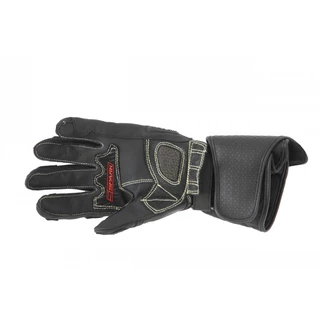 Leather moto gloves Spark Elite - Black