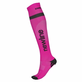 Compression Running Socks Newline - Pink