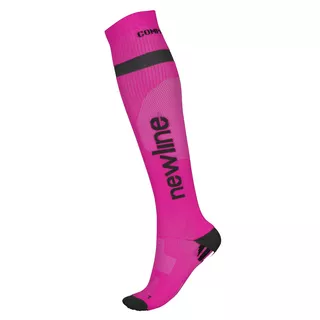 Podkolanówki skarpety kompresyjne do biegania Newline Compression Sock 90941 - Różowy