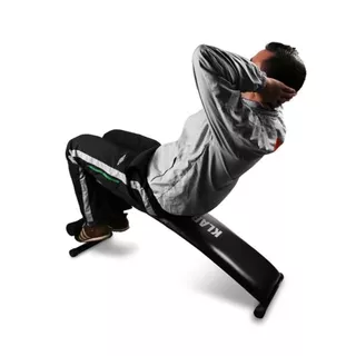 Curved Sit-Up Bench KLARFIT FIT-BT6